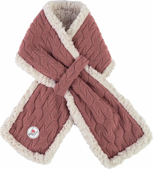 LODGER Zimní šála Muffler Empire Fleece Rosewood - obrázek 1