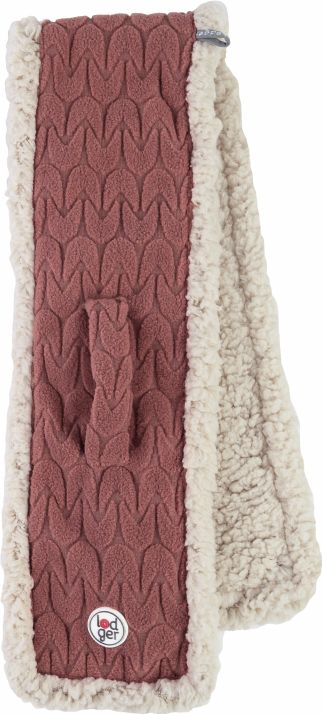 LODGER Zimní šála Muffler Empire Fleece Rosewood - obrázek 2
