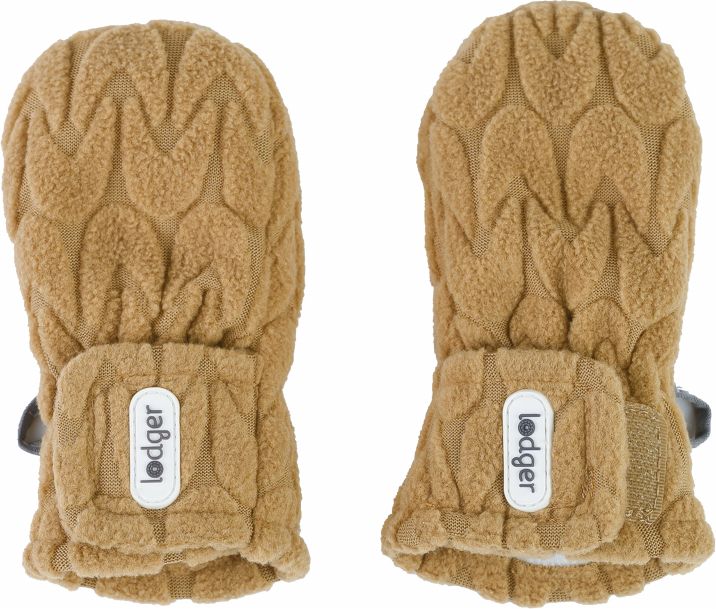 LODGER Rukavičky Mittens Empire Fleece Dark Honey 6 - 12 měsíců - obrázek 1