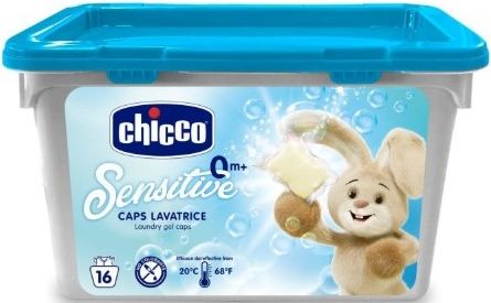 CHICCO Tobolky prací gelové Chicco Sensitive, 16 ks - obrázek 1
