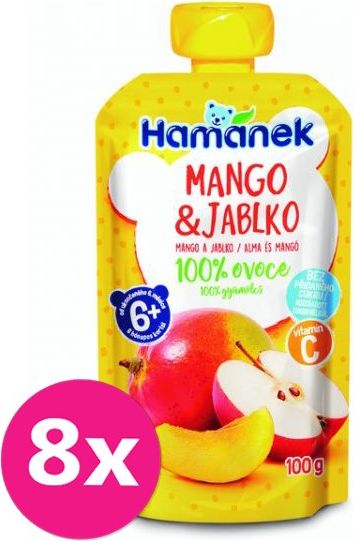 8x HAMÁNEK Mango & jablko 100 g - obrázek 1