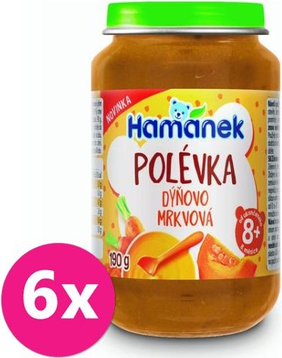 6 x HAMÁNEK Polévka dýňovo mrkvová 190 g - obrázek 1