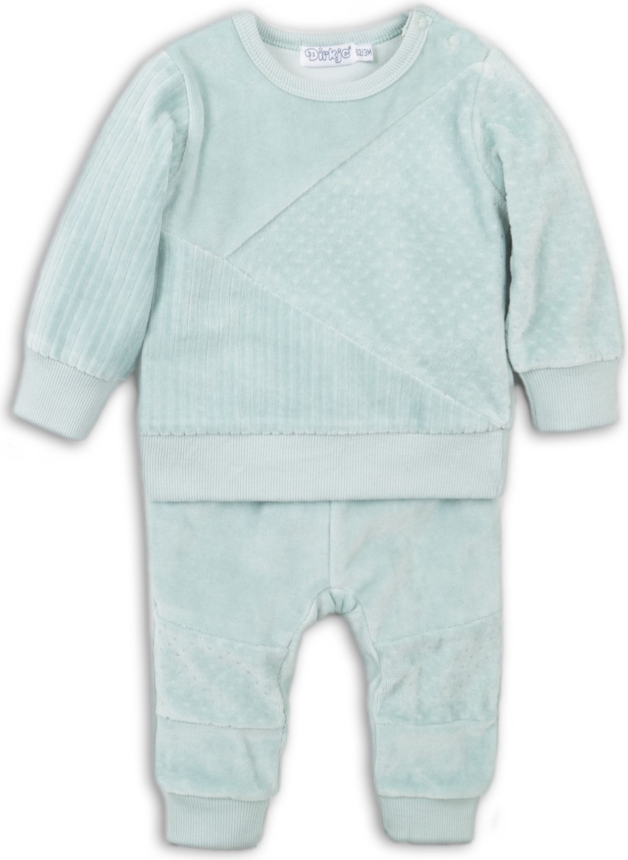 DIRKJE Set 2-dílný D-BOY STAY COZY 74 Light Green - obrázek 1