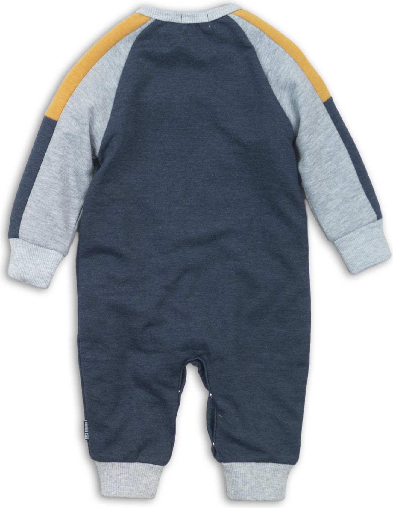 DIRKJE Set 1-dílný D-JUST BE COOL BEST KID EVER 56 Navy melee + grey melee + ochre - obrázek 2