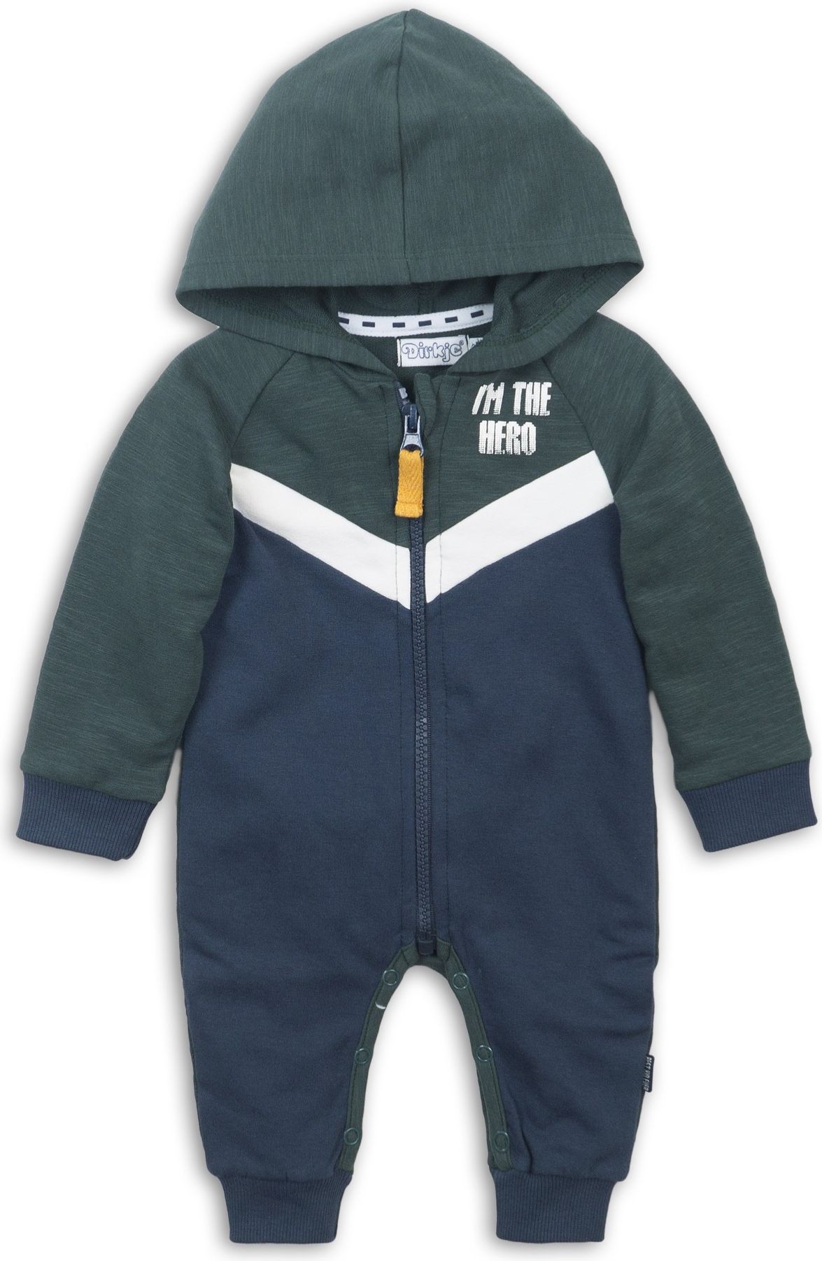 DIRKJE Set 1-dílný D-JUST BE COOL I'M THE HERO 56 Green + navy - obrázek 1