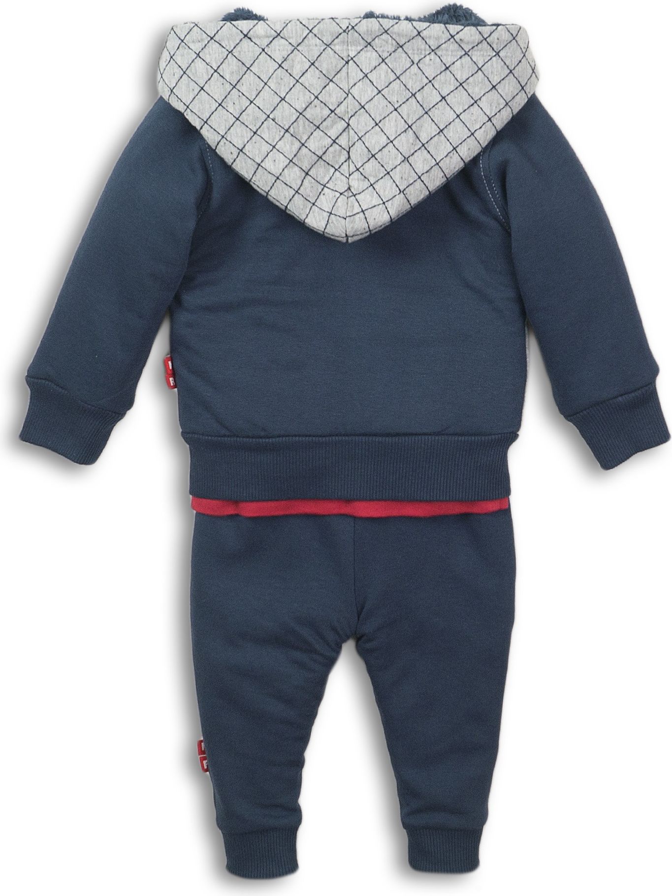 DIRKJE Set 3-dílný D-BRAVE NOW 86 Grey melee + red + navy - obrázek 2