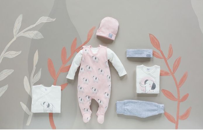PINOKIO Body zavinovací dlouhý rukáv Wild Animals vel. 62 růžové - obrázek 2