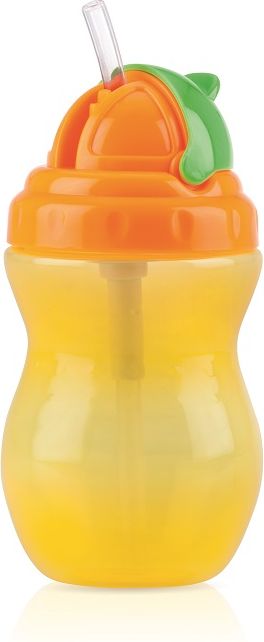 NUBY Hrneček netekoucí s měkkým sklápěcím brčkem, 12m+ (300 ml) - obrázek 3