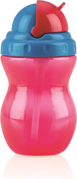 NUBY Hrneček netekoucí s měkkým sklápěcím brčkem, 12m+ (300 ml) - obrázek 7