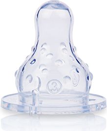 NUBY Dudlík na láhev silikon (2 ks) - obrázek 2