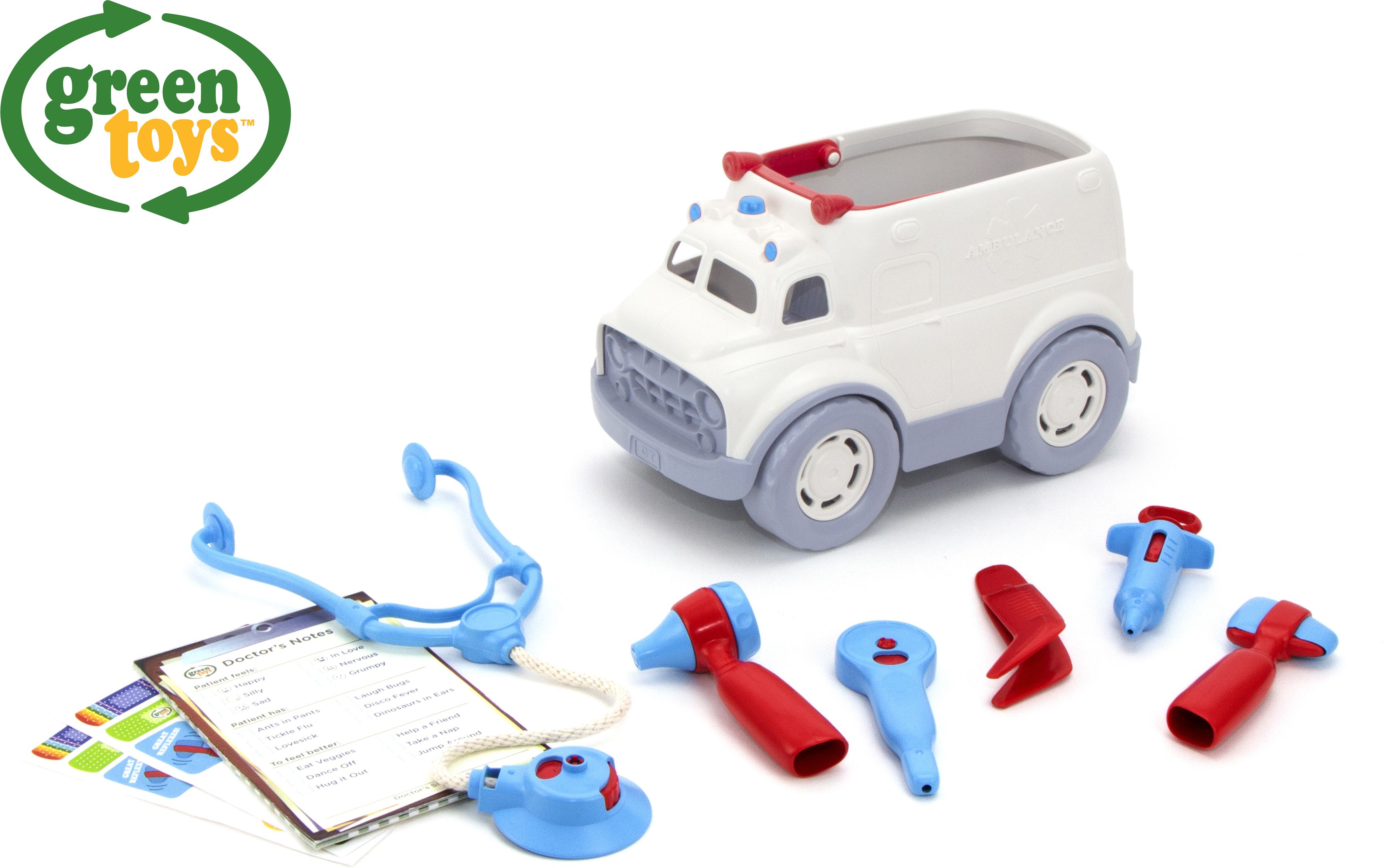 GREEN TOYS Ambulance s lékařskými nástroji - obrázek 1