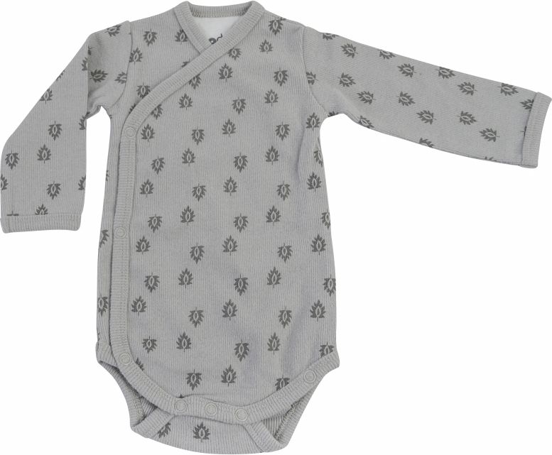 LODGER Body s dlouhým rukávem Romper Print Rib Sharkskin vel. 56 - obrázek 1