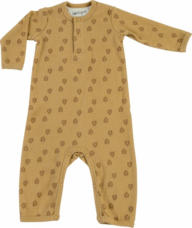 LODGER Žebrovaný overal Jumper Print Rib Honey 68 - obrázek 1