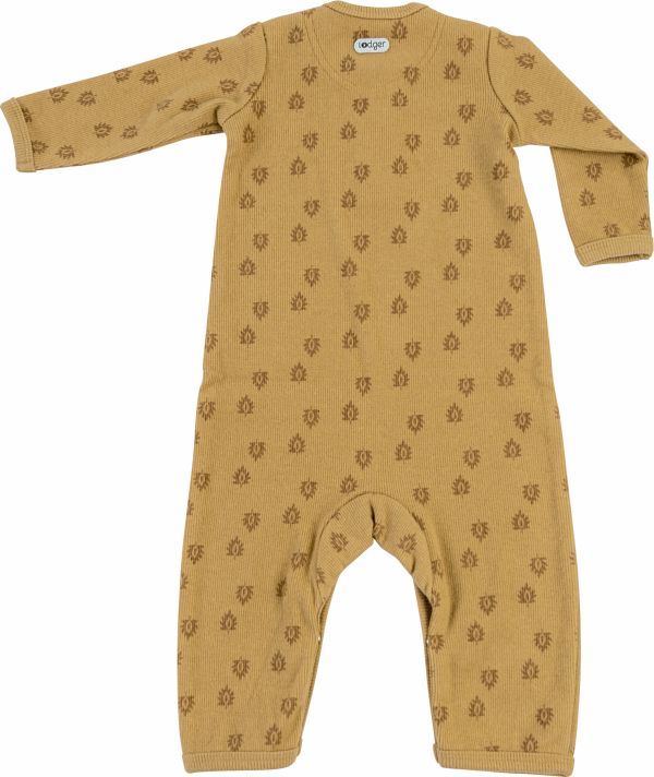 LODGER Žebrovaný overal Jumper Print Rib Honey 68 - obrázek 2