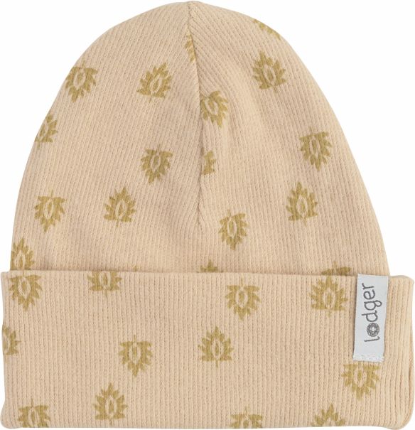 LODGER Čepička s potiskem Beanie Print Rib Linen 0 - 6 měsíců - obrázek 1