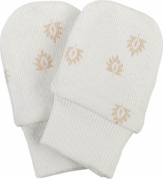 LODGER Rukavičky Mittens Print Rib Cloud Dancer - obrázek 2