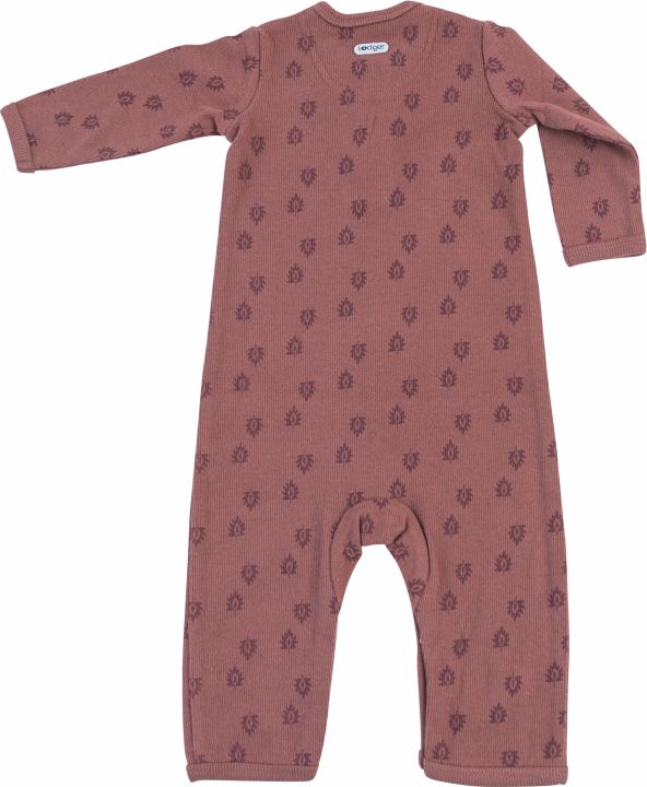 LODGER Žebrovaný overal Jumper Print Rib Rosewood 56 - obrázek 2