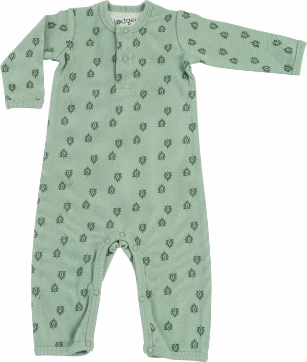 LODGER Žebrovaný overal Jumper Print Rib Silt Green 62 - obrázek 1