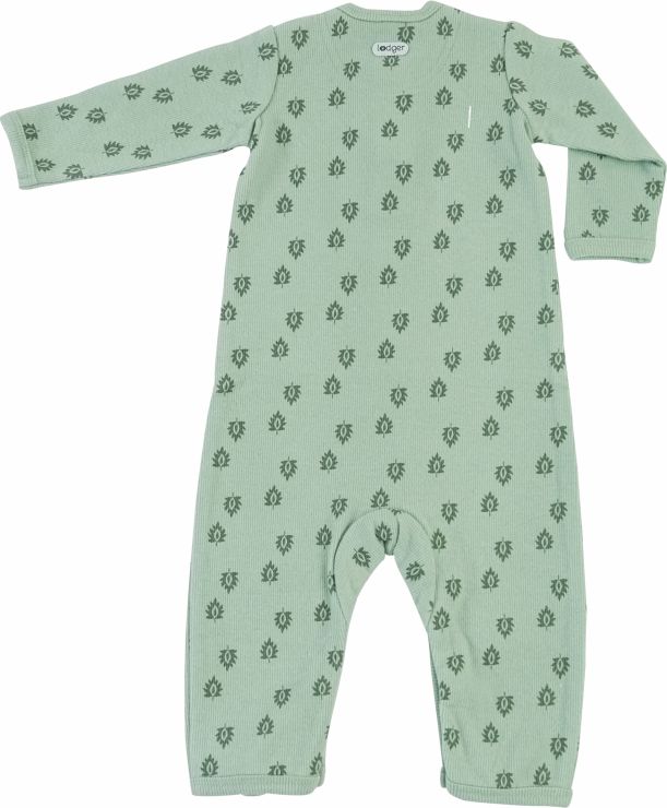 LODGER Žebrovaný overal Jumper Print Rib Silt Green 62 - obrázek 2