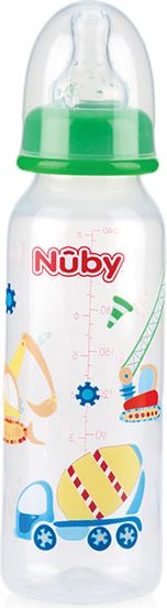 NUBY Láhev kojenecká 1-2-3 průtok, 3m+ (240 ml) - obrázek 4
