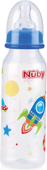 NUBY Láhev kojenecká 1-2-3 průtok, 3m+ (240 ml) - obrázek 5