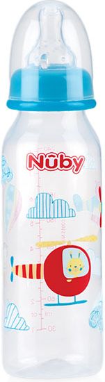 NUBY Láhev kojenecká 1-2-3 průtok, 3m+ (240 ml) - obrázek 6