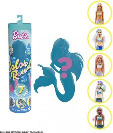 Barbie COLOR REVEAL BARBIE  VLNA 4 CDU - obrázek 1