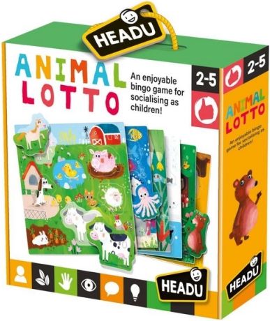 HEADU: Zvířecí Lotto Monetessori - obrázek 1