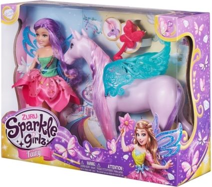 Víla Sparkle Girlz s jednorožcem svítícím - obrázek 6
