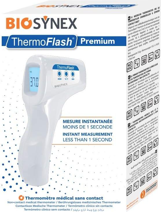 Lékařský bezkontaktní teploměr Exacto ThermoFlash Premium - obrázek 1