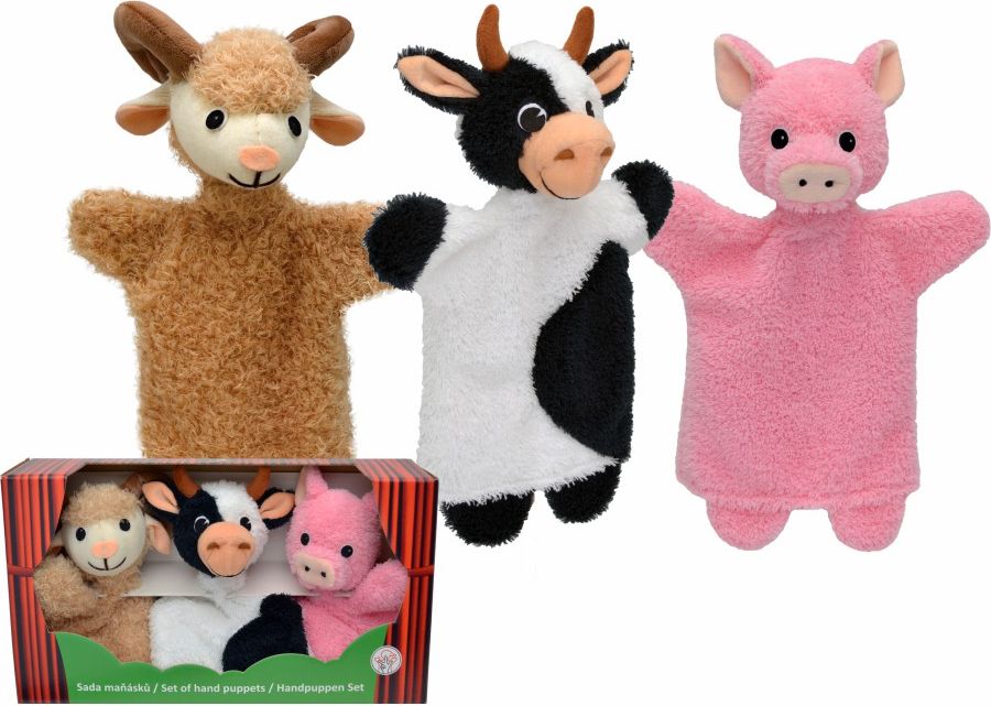 Krabička maňásků na ruku - Farma - obrázek 1