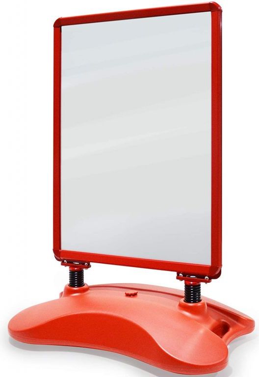 Jago 74819 Reklamní stojan, červený, 635 x 1150 x 350 mm - obrázek 5