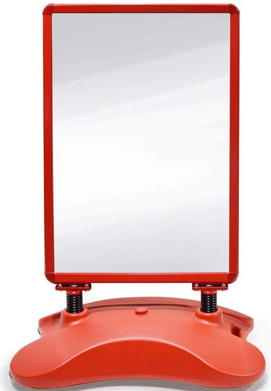 Jago 74819 Reklamní stojan, červený, 635 x 1150 x 350 mm - obrázek 1