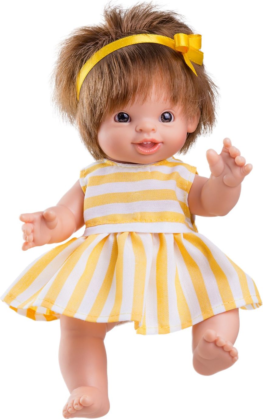 Realistická panenka Paolita Heli v šatičkách od firmy Paola Reina ze Španělska - obrázek 1
