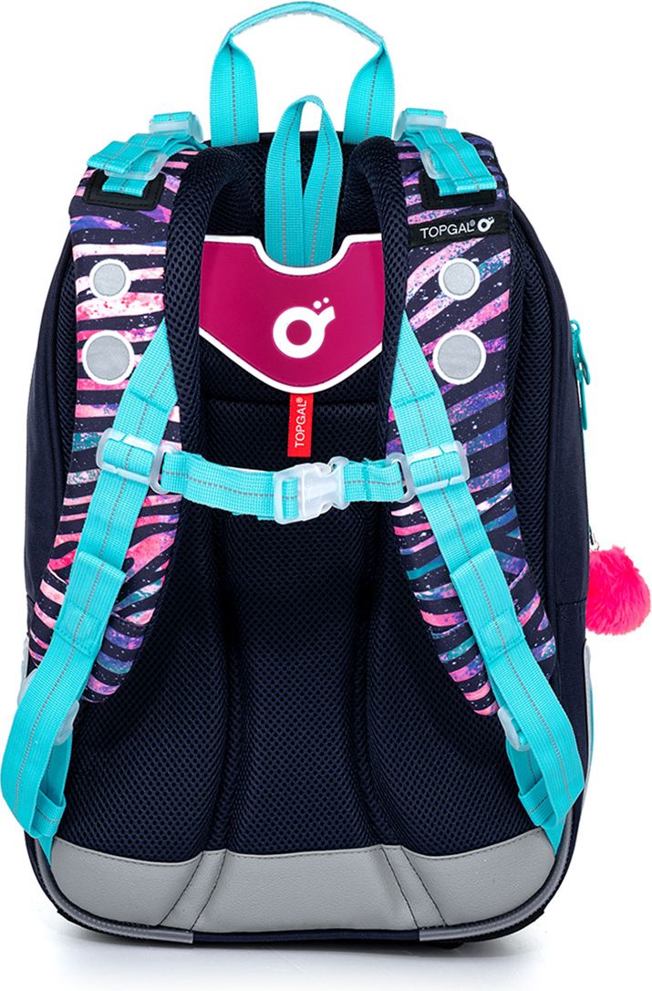 Dívčí školní batoh zebra Topgal KIMI 21010 G - obrázek 3