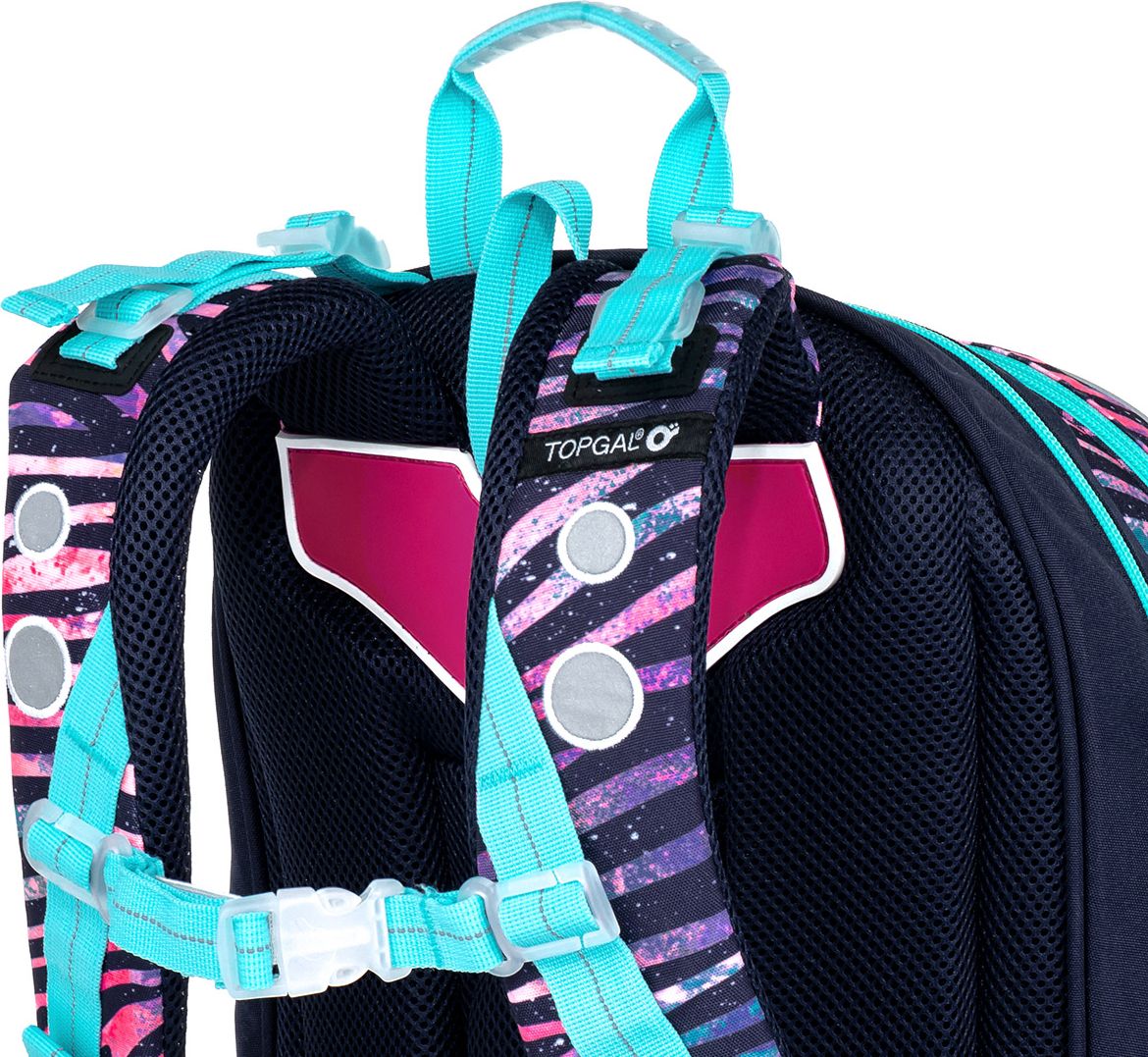 Dívčí školní batoh zebra Topgal KIMI 21010 G - obrázek 6