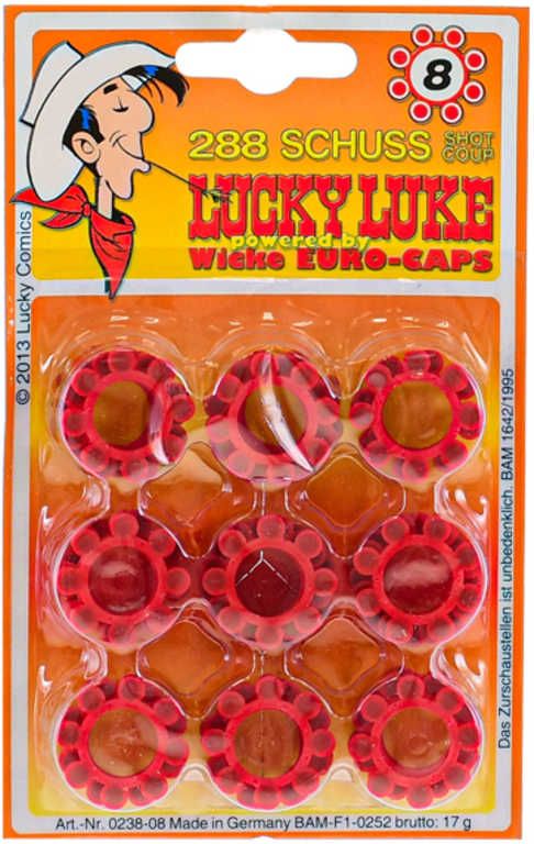 Lamps Kapsle Lucky Luke do pistolí věneček disk náhradní na 8 ran 288 kapslí - obrázek 1