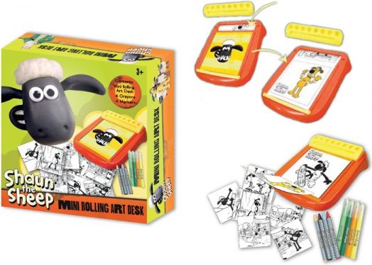 Shaun the Sheep - Rolovací omalovánky s pastelkami Ovečka Shaun - obrázek 1