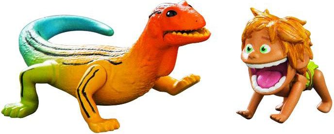 Hodný Dinosaurus - Špunt & Ještěr - plastové postavičky malé - obrázek 1