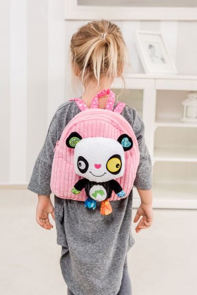Discovery baby - Batůžek do školky s hračkou Panda - obrázek 2