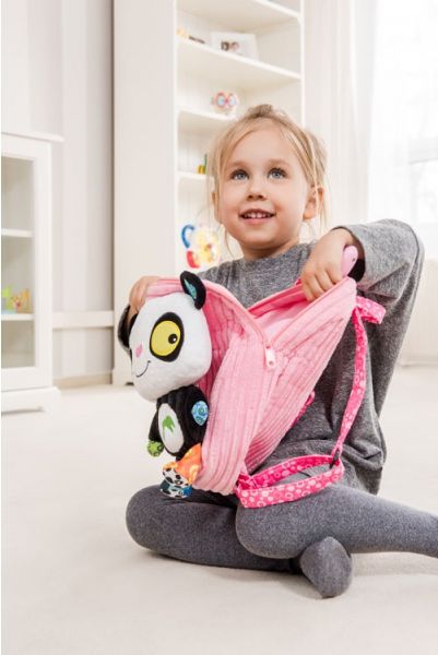 Discovery baby - Batůžek do školky s hračkou Panda - obrázek 3