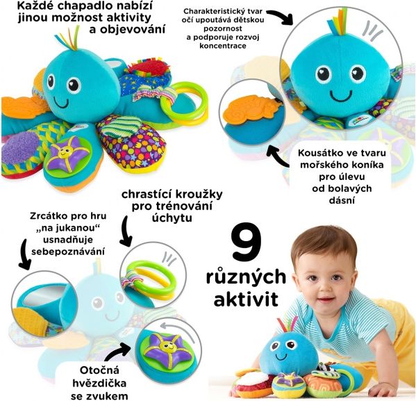 Lamaze - Všetečná chobotnice - obrázek 3