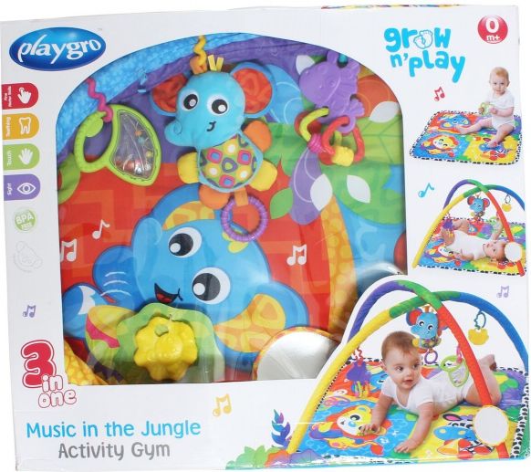 Playgro - Hrací deka džungle - obrázek 2