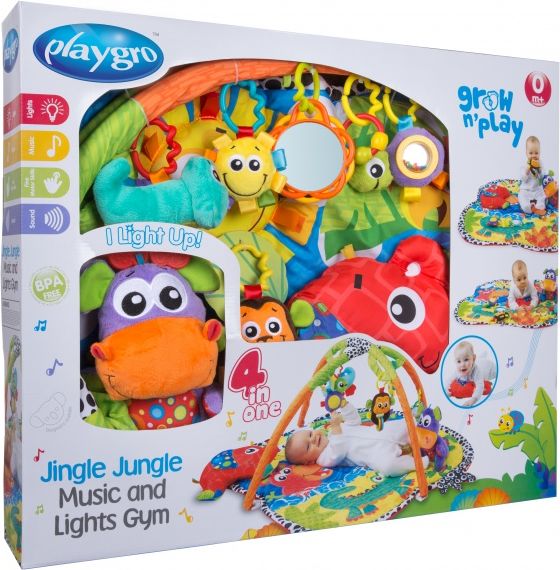 Playgro - Hrací deka zvířátka v džungli - obrázek 5