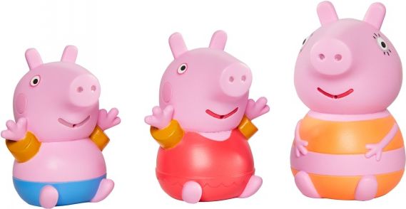 TOOMIES - Prasátko Peppa, maminka a Tom - stříkající hračky do vody - obrázek 1