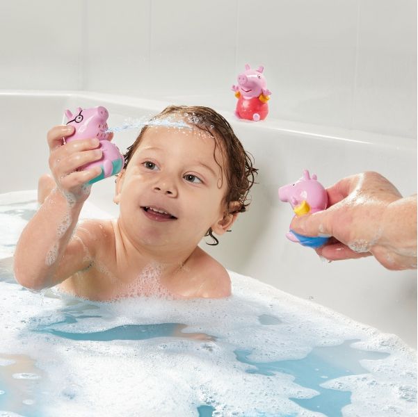 TOOMIES - Prasátko Peppa, tatínek a Tom - stříkající hračky do vody - obrázek 2