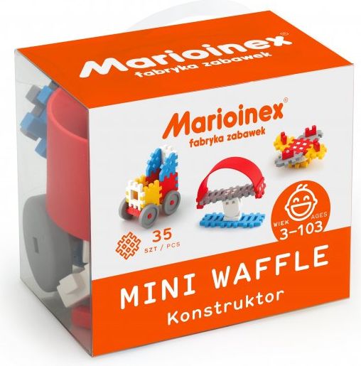 Marioinex MINI WAFLE – 35 ks Konstruktér (chlapci) - obrázek 1