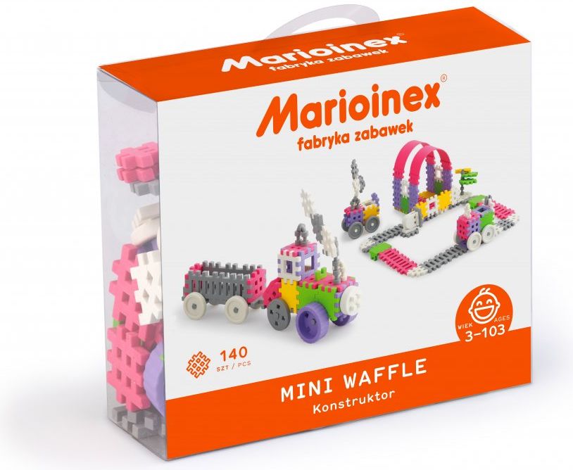 Marioinex MINI WAFLE – 140 ks Konstruktér (dívky) - obrázek 1