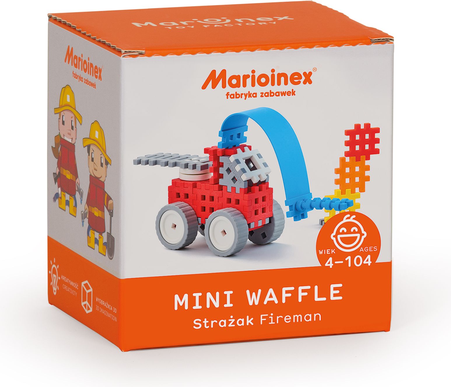 Marioinex MINI WAFLE – Hasič (malý) - obrázek 1