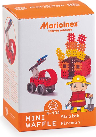 Marioinex MINI WAFLE – Hasič (střední) - obrázek 1